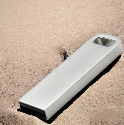 Универсальная Флешка "Rail", металл, 16 Гб